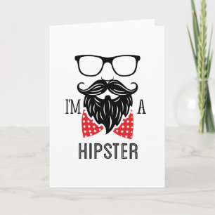 Cartão Eu sou um Hipster