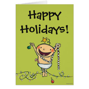 Cartão Eu sou uma árvore de Natal!