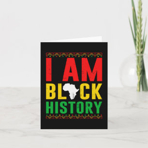 Cartão Eu Sou Uma História Negra - Espetáculo De História