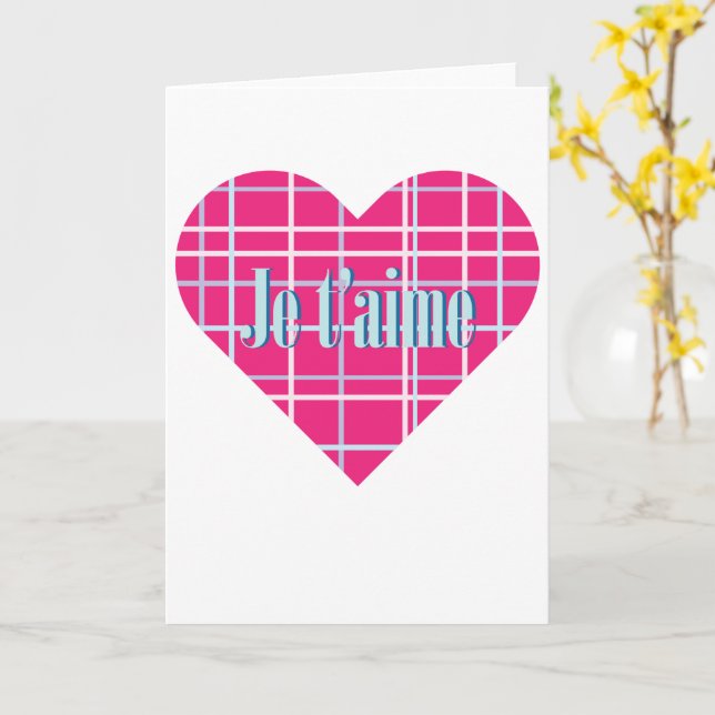 Cartão Eu Te Amo (Flor Amarela)