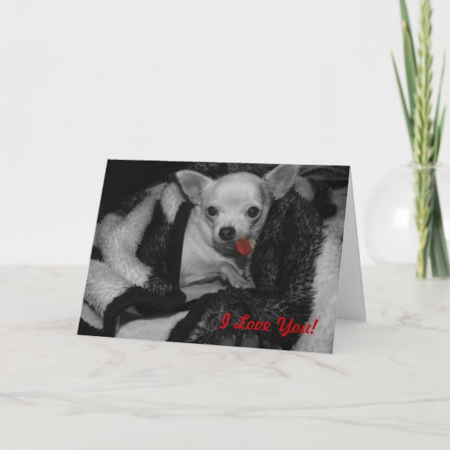 Cartão Eu te amo! (Frente)