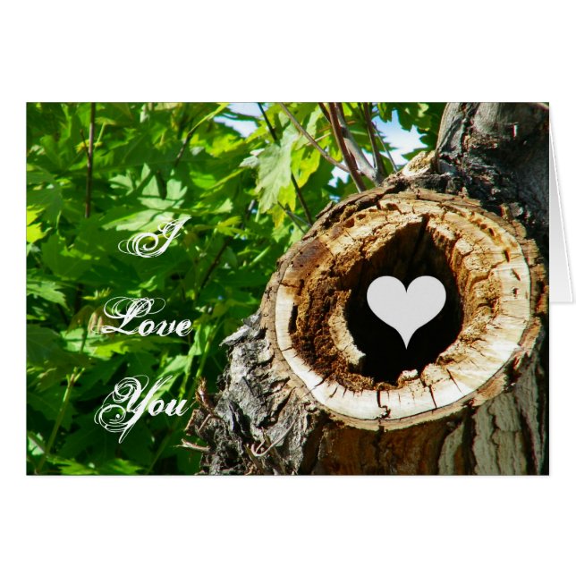 Cartão Eu Te Amo (Frente Horizontal)