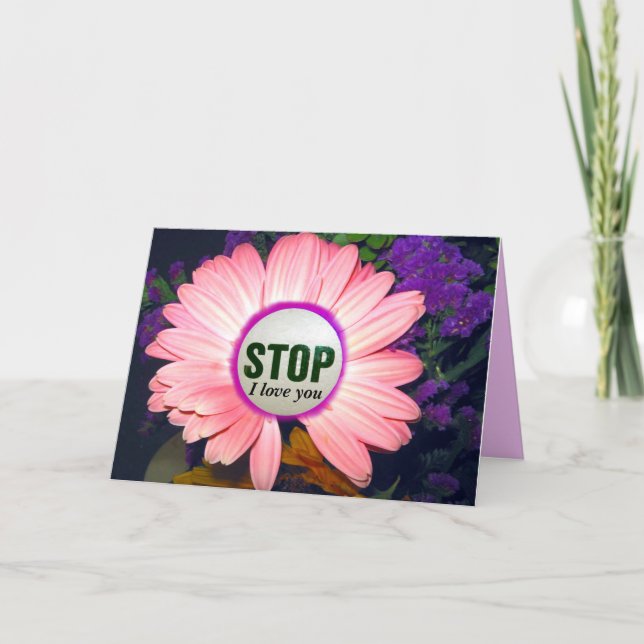 Cartão Eu Te Amo. (Frente)