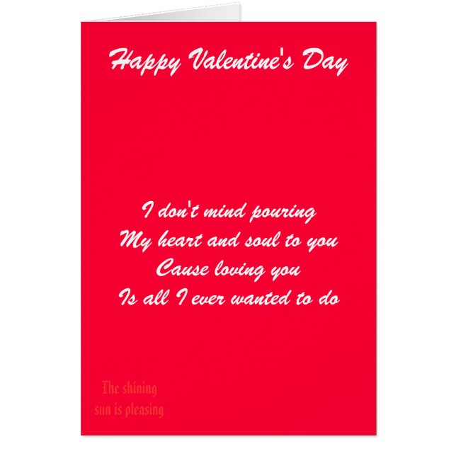 Cartão Eu te amo (Frente)