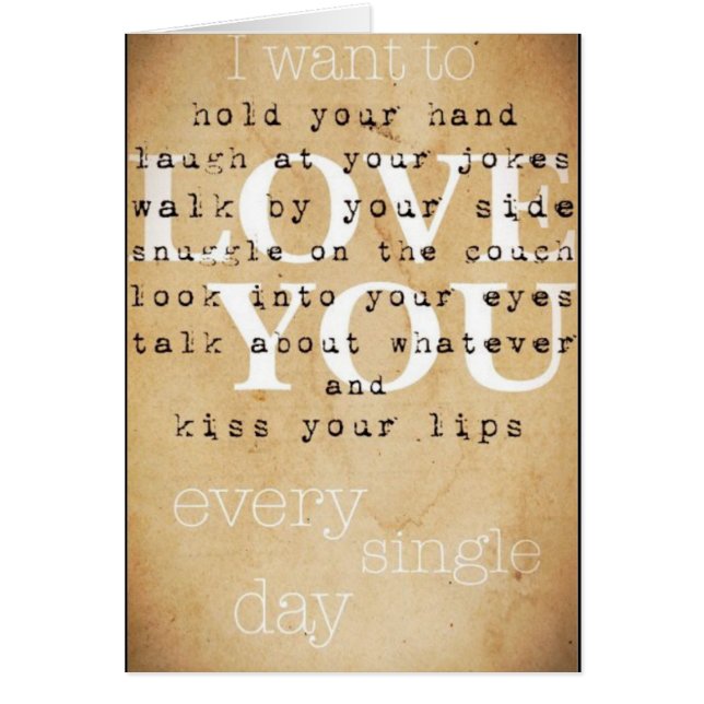 Cartão Eu te amo (Frente)