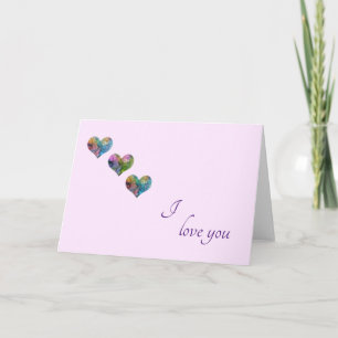 Cartão Eu te amo