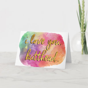 Cartão eu te amo, bundão