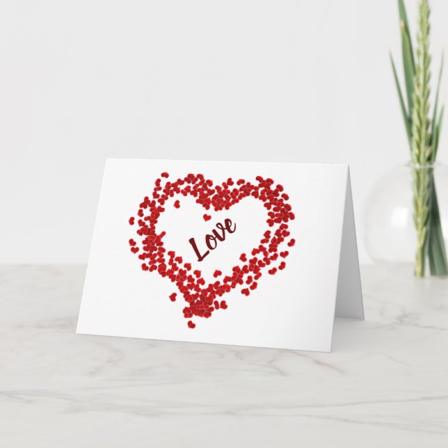 CARTÃO **EU TE AMO** E EU VOU **PARA SEMPRE** (Frente)