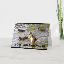 Cartão Eu Te Amo Este Dia de as mães Muito Feliz