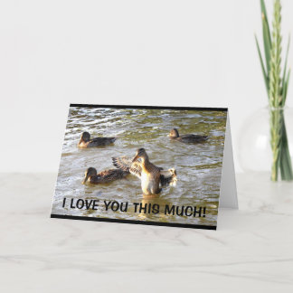 Cartão Eu Te Amo Este Dia de as mães Muito Feliz