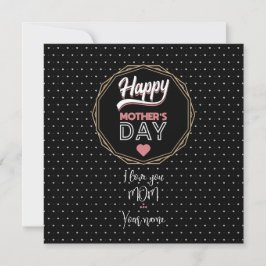 Cartão Eu te amo mãe