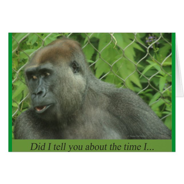 Cartão Eu te contei sobre a hora que eu... (Frente Horizontal)