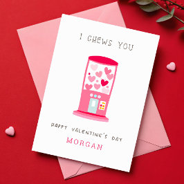 Cartão Eu Te Torço Dia de os namorados De Sala De Aula De