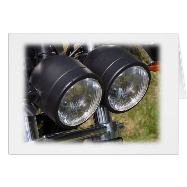 Cartão Eu tenho a 4U da II - Walley Motorcycle (Frente horizontal)
