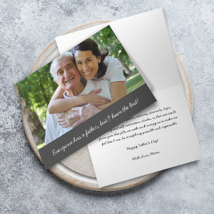 Cartão Eu Tenho a Melhor Foto Dia dos Pais