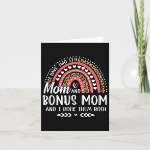 Cartão Eu Tenho Dois Títulos Mãe Mãe Bônus Dia das Mães L