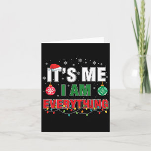 Cartão Eu Tenho Tudo o Que Quero Para o Natal Sou Eu Eu 