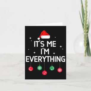Cartão Eu Tenho Tudo Que Quero Para O Natal Sou Eu Eu Sou