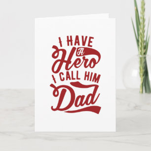 Cartão Eu Tenho Um Herói