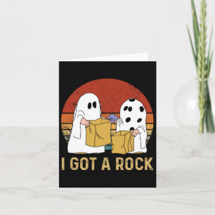 Cartão Eu Tenho Um Truque De Shirt De Halloween Ou Um Fan