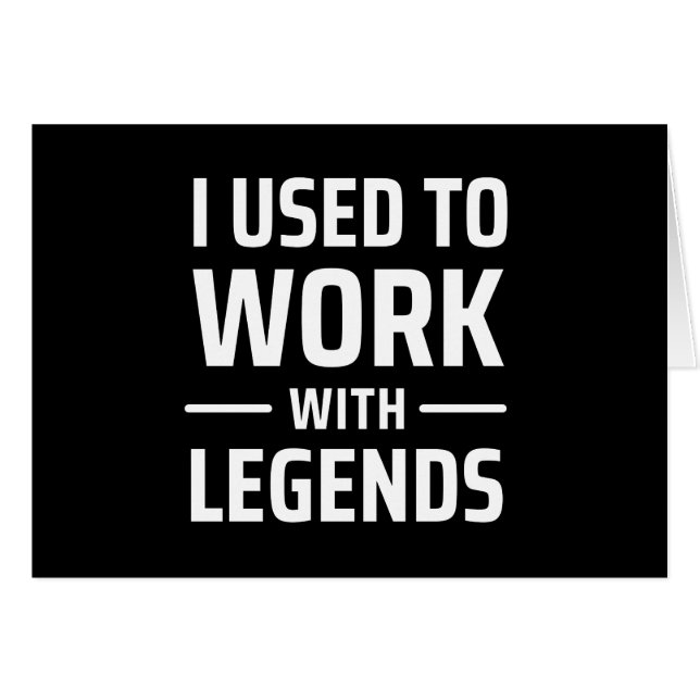 Cartão Eu Trabalhava Com Legendas (Frente Horizontal)