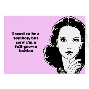 CARTÃO EU USEI-ME PARA SER UM TOMBOY MAS AGORA IM UM LESB