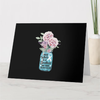 Cartão Eu Visto Branco Para Minha Consciência Do Cancer P