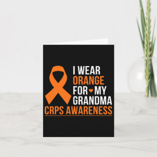 Cartão Eu Visto Laranja Para Minha Avó Rsd Crps Sensibili