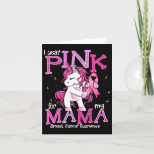 Cartão Eu Visto Rosa Para A Minha Mãe Camisa Cancer De Ma