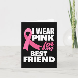 Cartão Eu Visto Rosa Para Meu Melhor Cancer De Mama Conhe