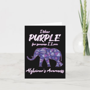 Cartão Eu Visto Roxo Para Alguém Que Eu Amo Heimerheimer 