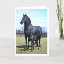 Cartão Eu vou ficar perto de você: Dia de as mães Feliz