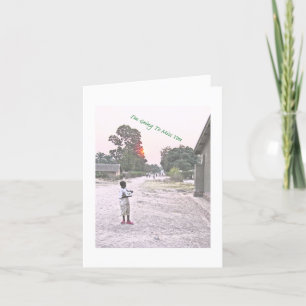 Cartão "Eu vou sentir sua falta" Notecard