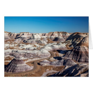 Cartão EUA, Arizona, Parque Nacional da Floresta Petrific