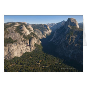 Cartão EUA, Califórnia, Parque Nacional Yosemite, Metade