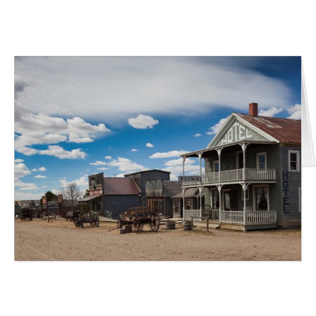 Cartão EUA, Dakota do Sul, Stamford, 1880 Town, Pioneer (Frente Horizontal)