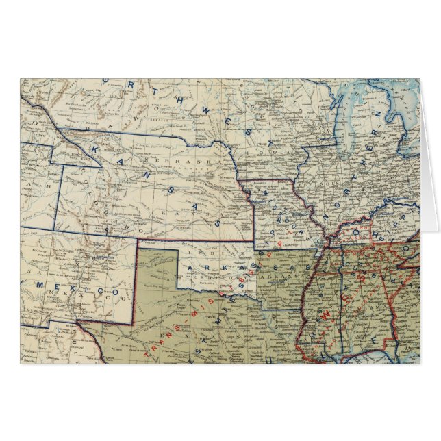 Cartão EUA Dez 1864 (Frente Horizontal)