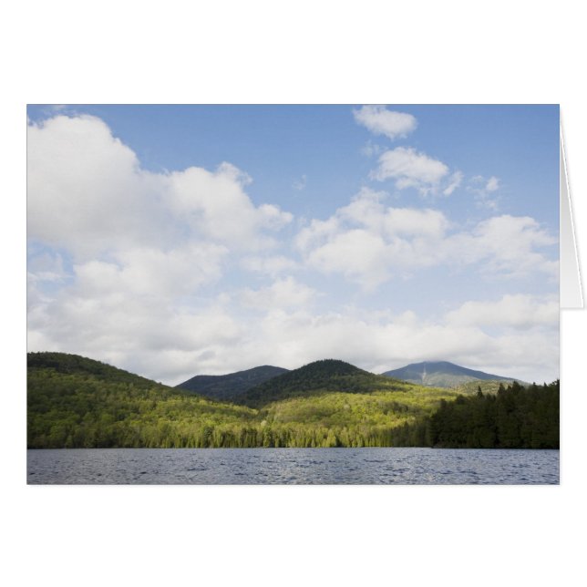 Cartão EUA, Estado de Nova Iorque, Montanhas Adirondack,  (Frente Horizontal)