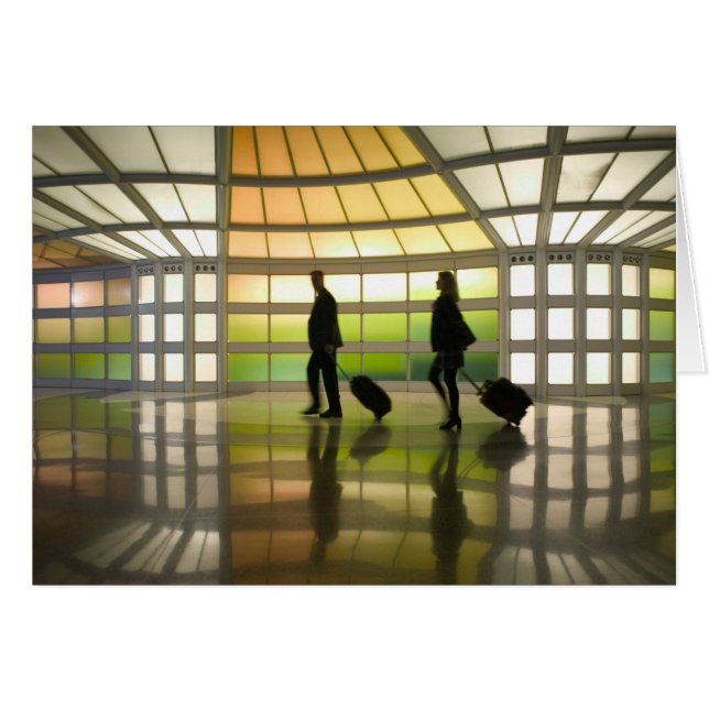 Cartão EUA, Illinois, Chicago: O'Hare International (Frente Horizontal)