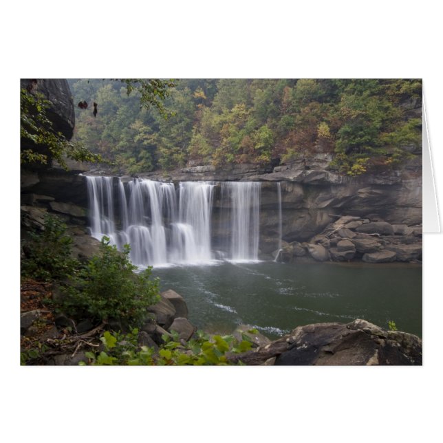 Cartão EUA - Kentucky. Cumberland Falls no (Frente Horizontal)