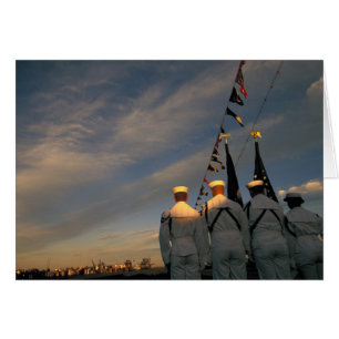 Cartão EUA, Massachusettes, Boston. Cor do marinho dos