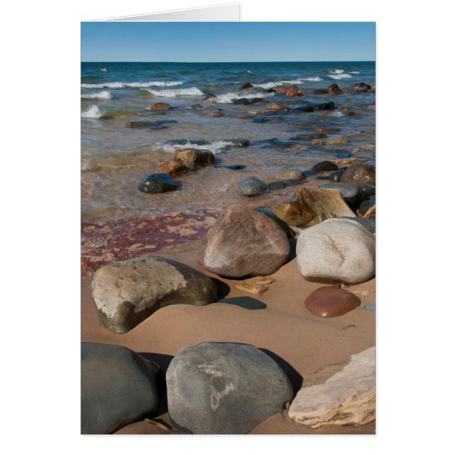 Cartão EUA, Michigan. Cólveres Arredondados Em 12 Milhas (Frente)