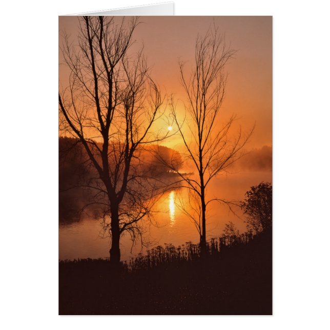 Cartão EUA, Nova Inglaterra, Maine. Outono (Frente)