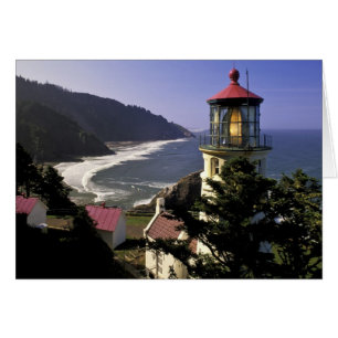 Cartão EUA, Oregon, Florence. Farol Heceta Head