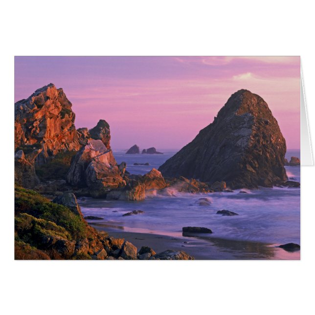 Cartão EUA, Oregon, Harris State Beach, Brookings. 2 (Frente Horizontal)