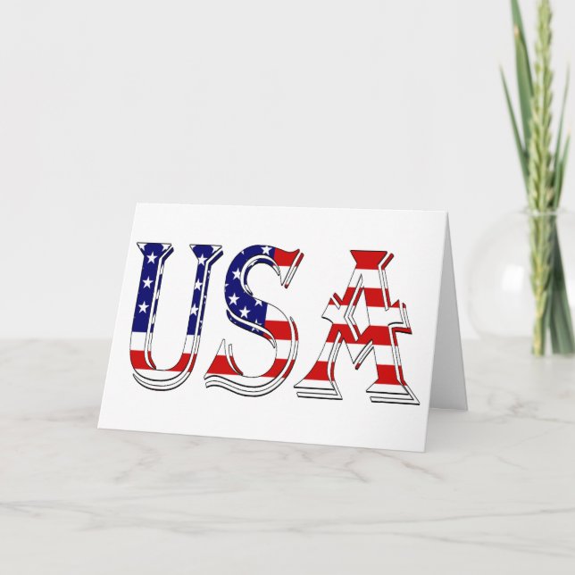 Cartão EUA sobrepostos na US Flag gcnt (Frente)