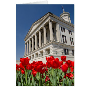 Cartão EUA, Tennessee, Nashville. Tennessee histórico