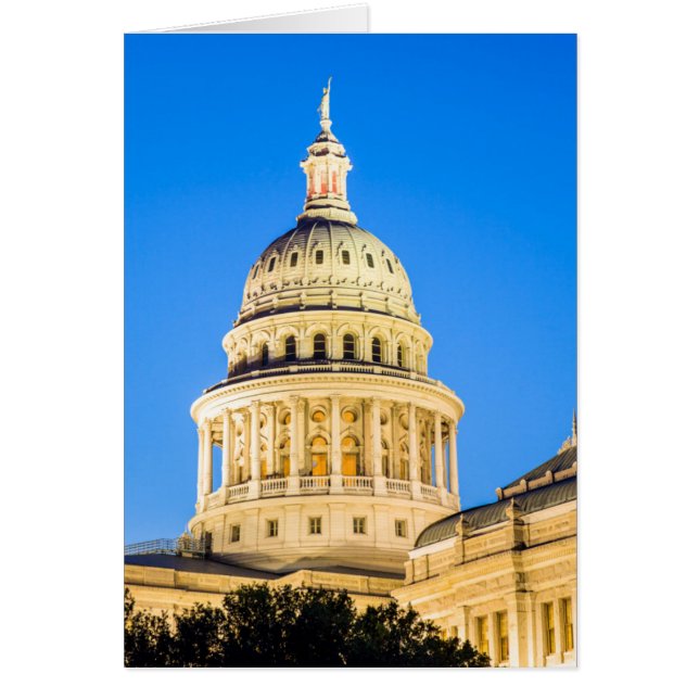 Cartão EUA, Texas, Austin. Capitólio (1888) 2 (Frente)