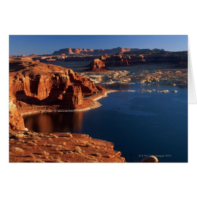 Cartão EUA, Utah, Glen Canyon - Área de Recreação Naciona (Frente Horizontal)