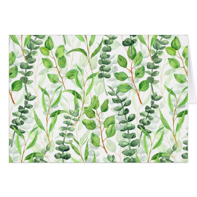 Cartão Eucalyptus (Frente Horizontal)